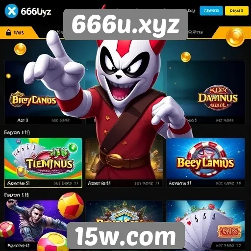 Variedades de jogos disponíveis em 666u.xyz